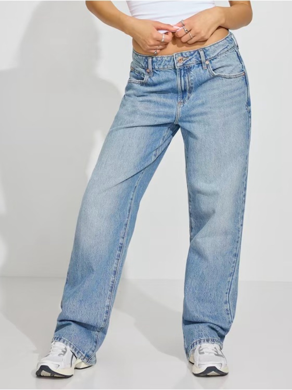 Garage Slouchy Jeans | Blue Size Small